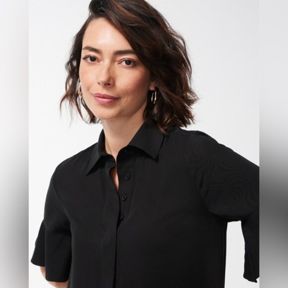 Chico’s Flounce Sleeve Midi Dress - L - Picture 4 of 6